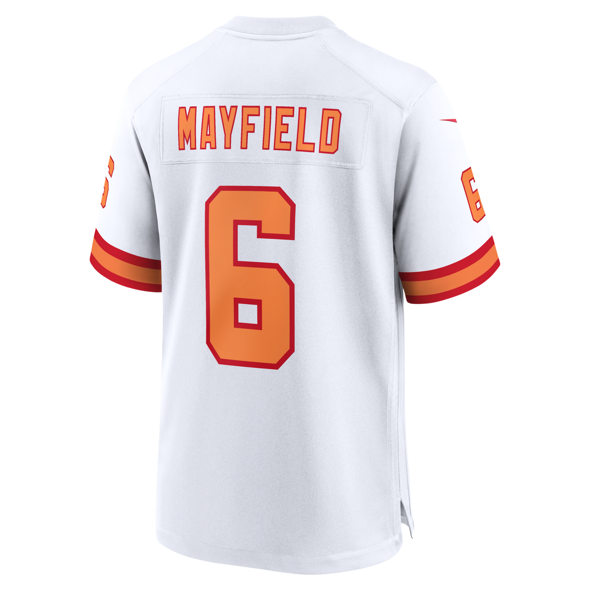 '76 Tampa Bay Buccaneers Baker Mayfield White Player Game Jersey