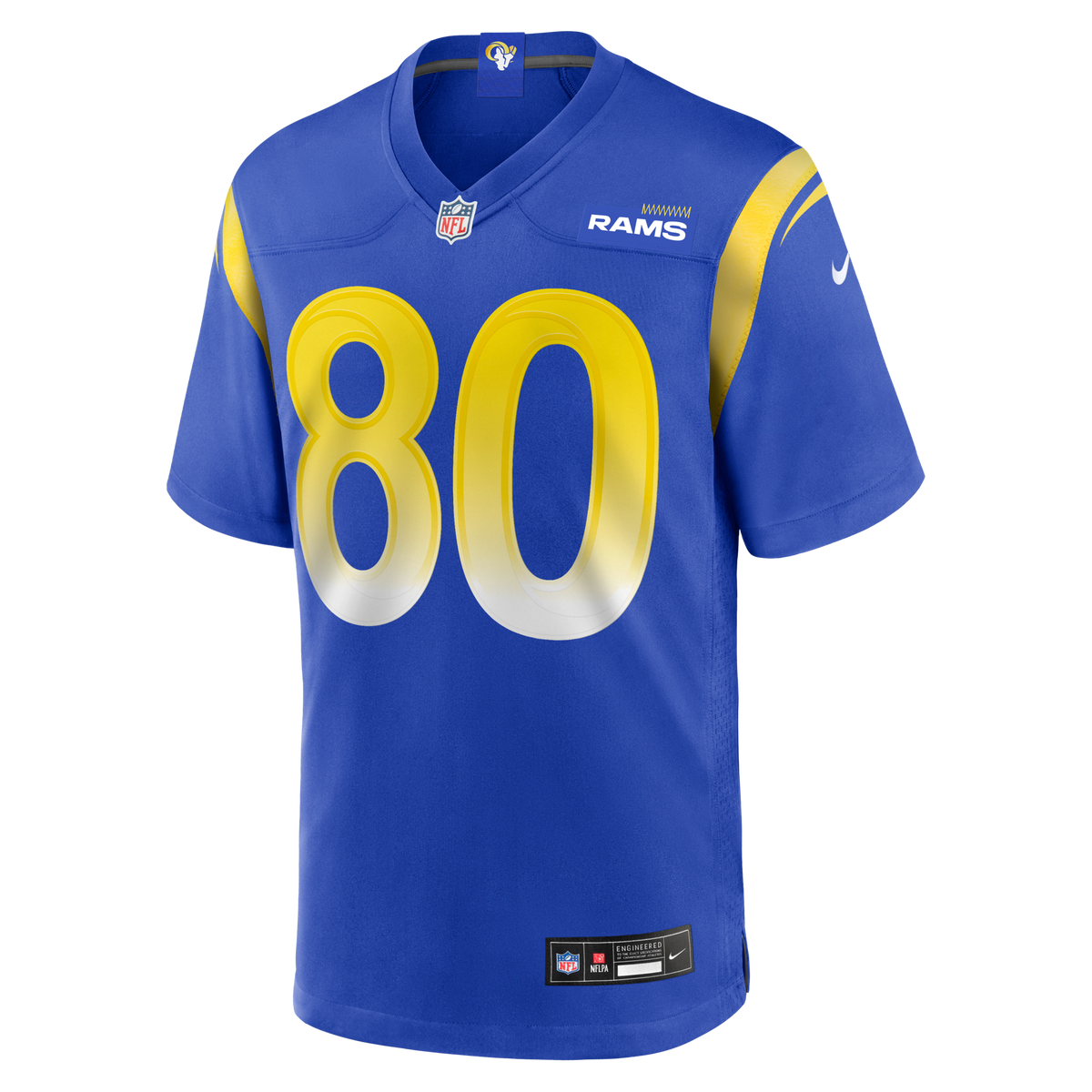 Los Angeles Rams Isaac Bruce Royal Game Retired Player Jersey