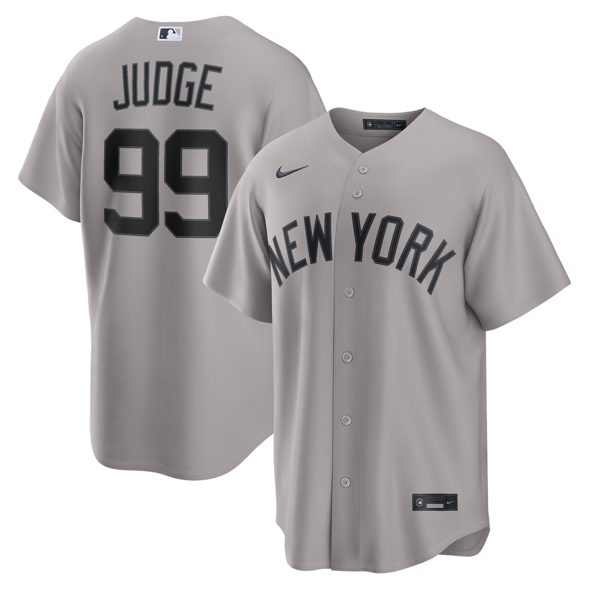 New York Yankees Aaron Judge Gray Road Replica Jersey