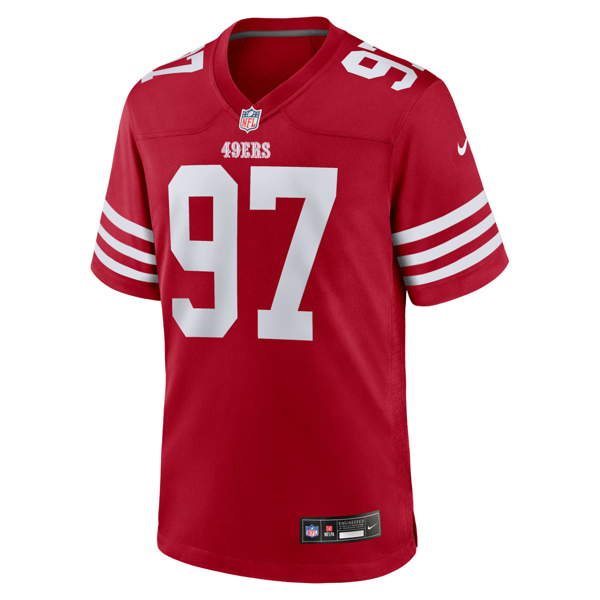 San Francisco 49ers Nick Bosa Scarlet Player Game Jersey