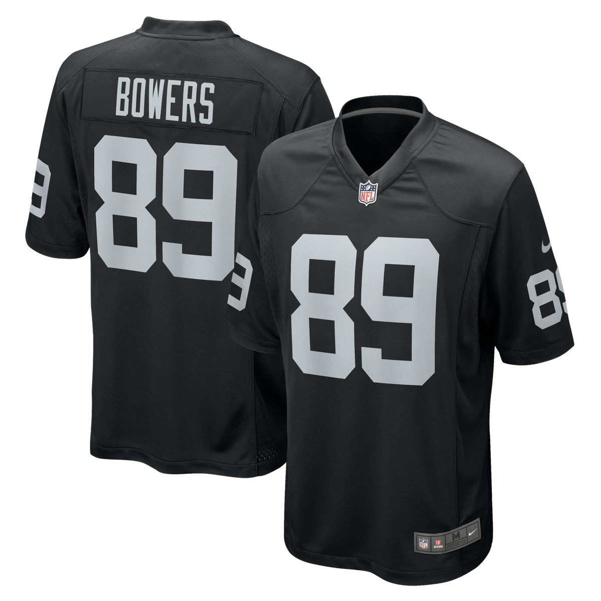 Las Vegas Raiders Brock Bowers Black Player Game Jersey
