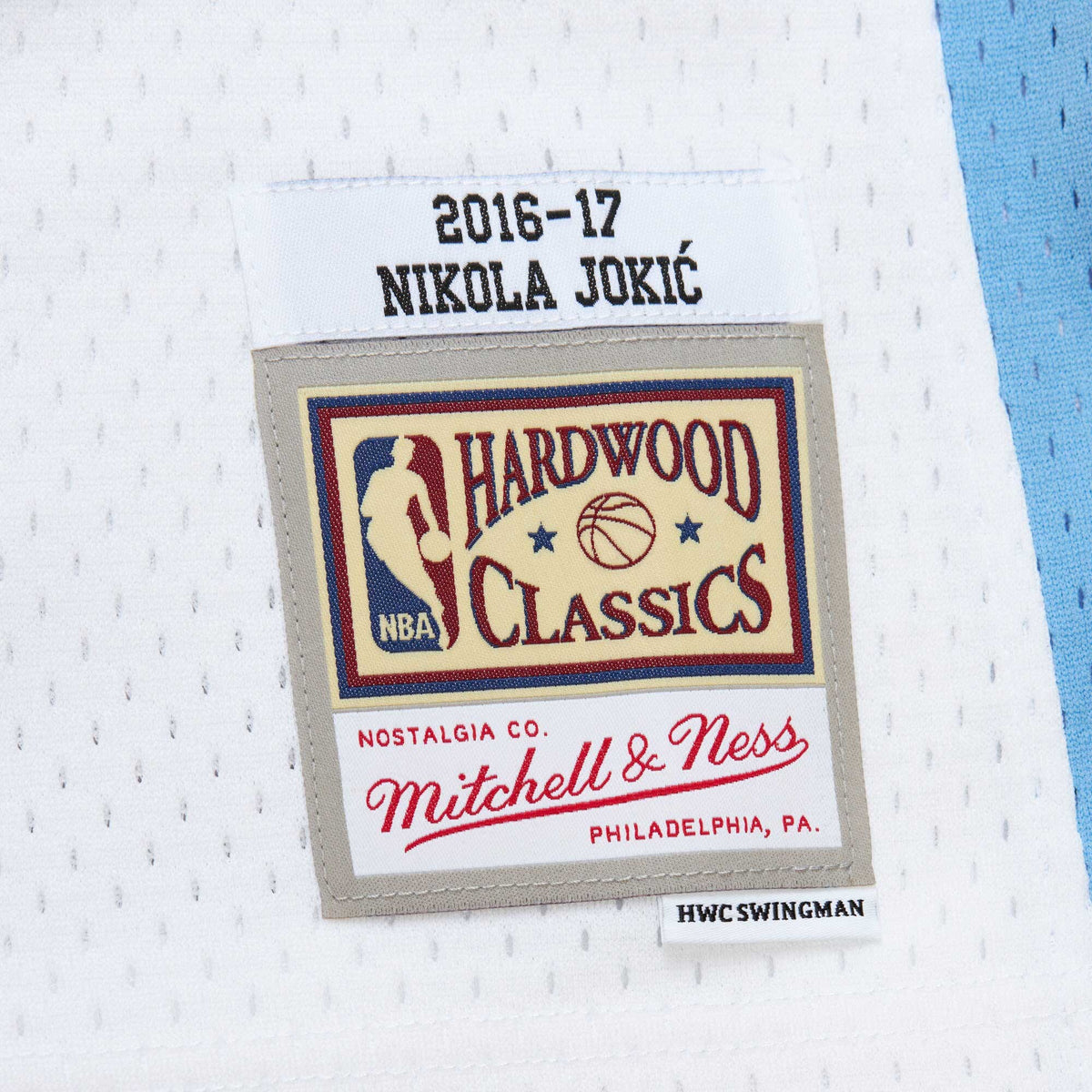 Mitchell & Ness Nikola Jokic White Denver Nuggets 2016/17 Throwback Swingman Jersey