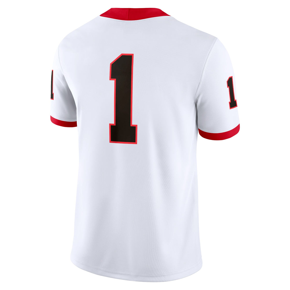 #1 White Georgia Bulldogs Game Jersey