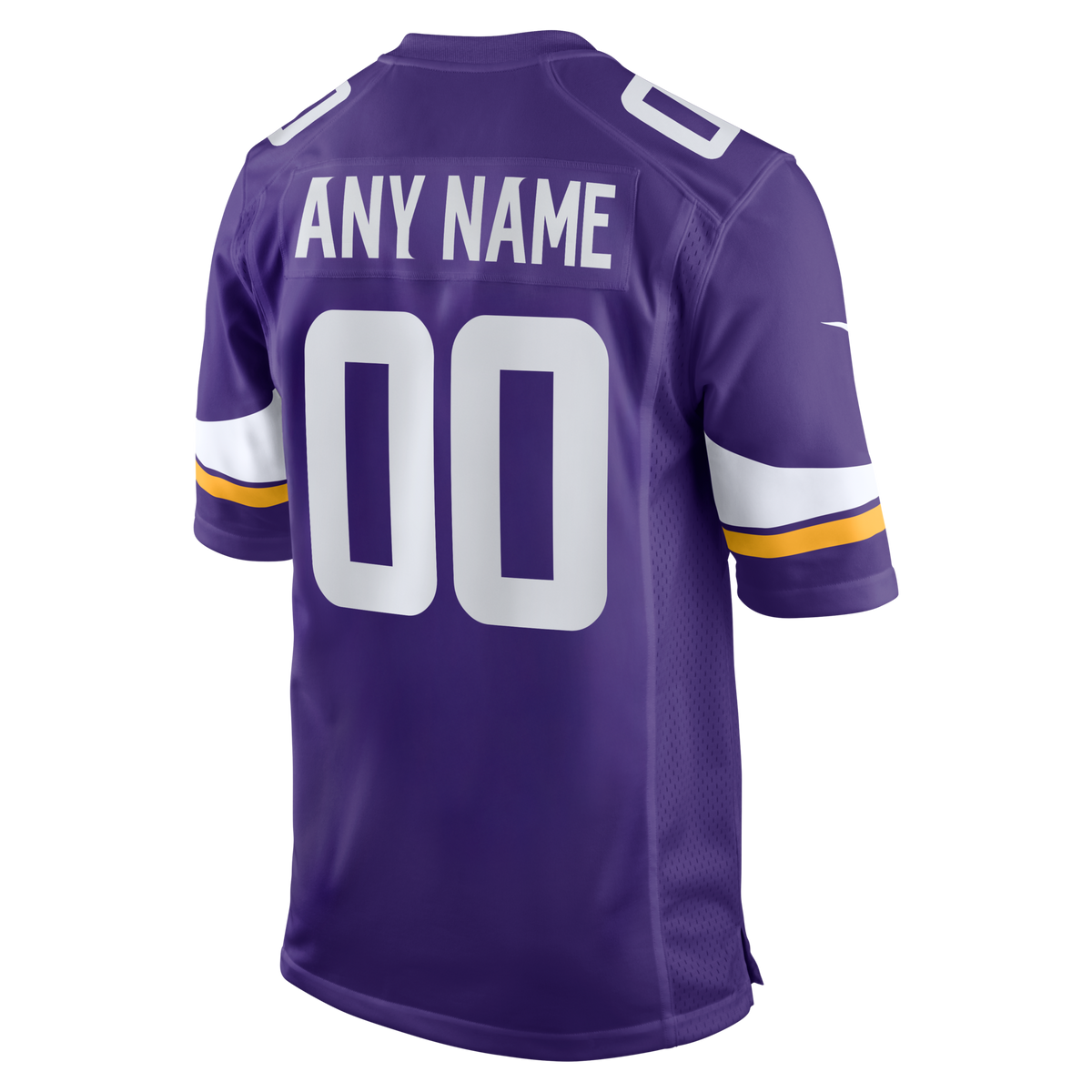 Minnesota Vikings Purple Custom Game Jersey