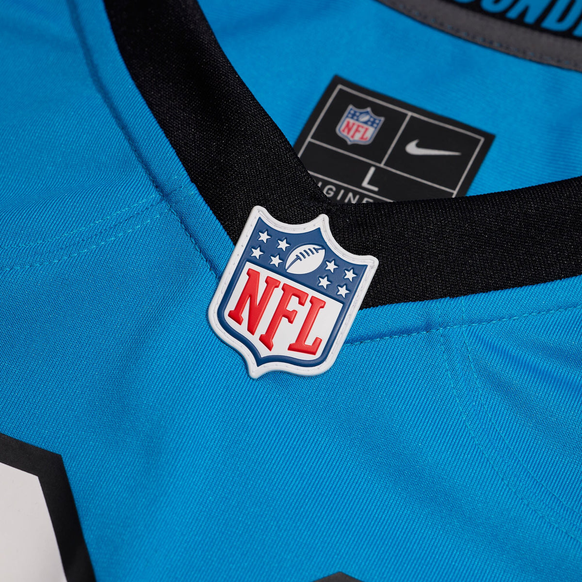 Carolina Panthers Blue Alternate Custom Game Jersey