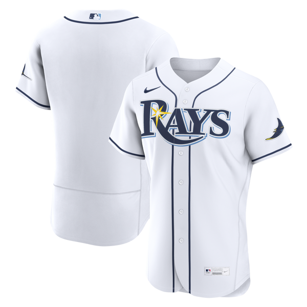 Tampa Bay Rays White Home Authentic Jersey