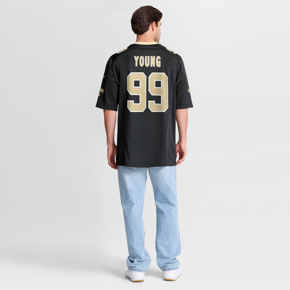 New Orleans Saints Chase Young Black Game Jersey