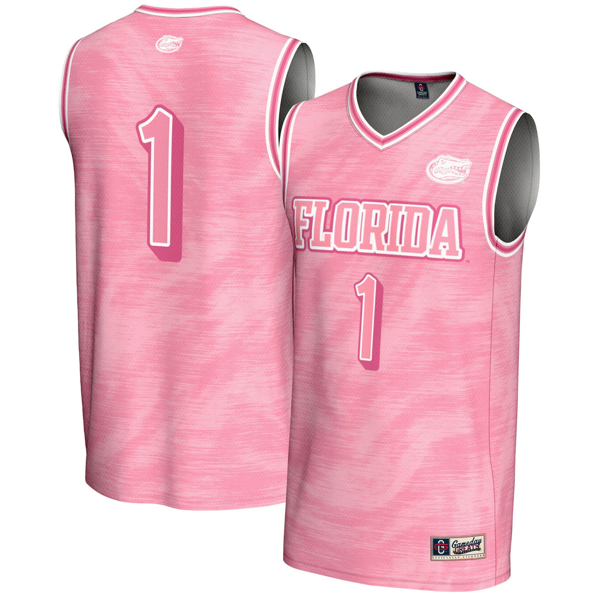 #1 Florida Gators GameDay Greats Lightweight Basketball Fashion Jersey - Pink