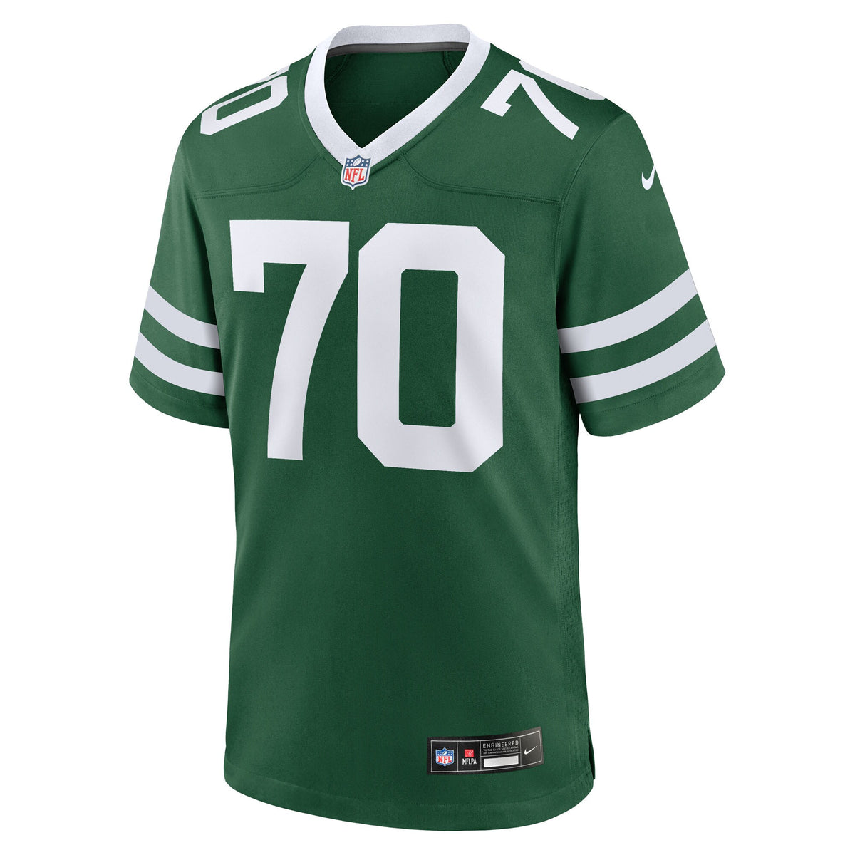 New York Jets Armand Membou Green Team Game Jersey