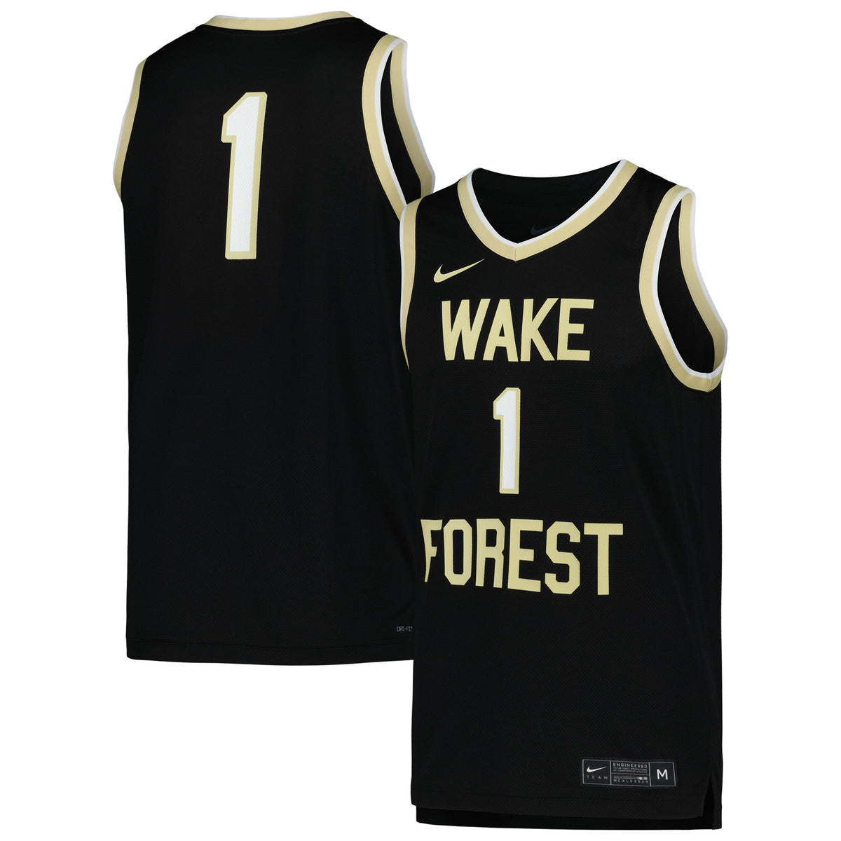 Black Wake Forest Demon Deacons Replica Basketball Jersey