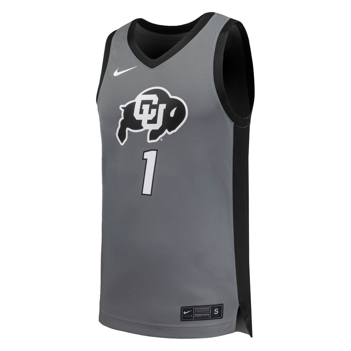 #1 Gray Colorado Buffaloes Replica Basketball Jersey