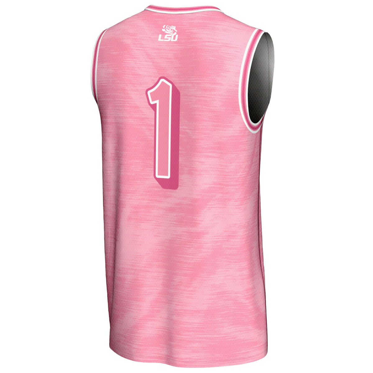 #1 LSU Tigers GameDay Greats Lightweight Basketball Fashion Jersey - Pink