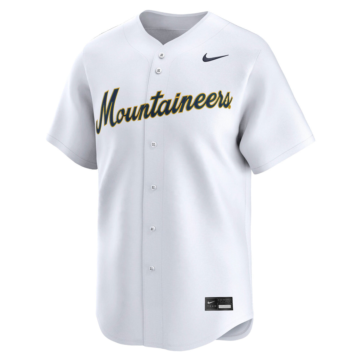 White West Virginia Mountaineers Baseball Limited Jersey