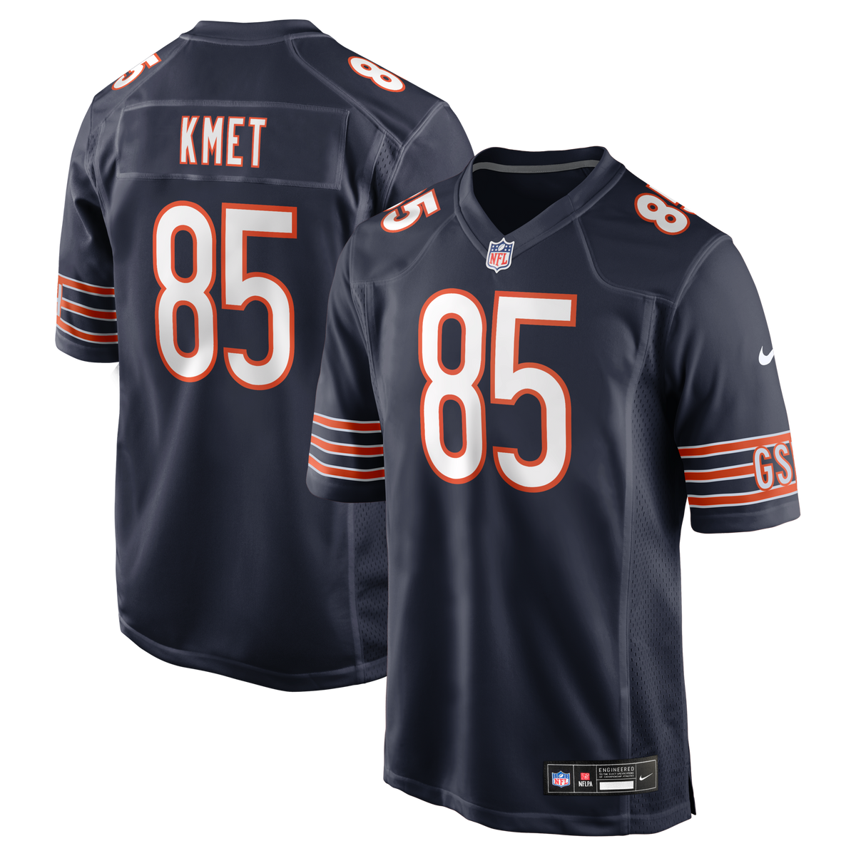 Chicago Bears Cole Kmet Navy Player Game Jersey