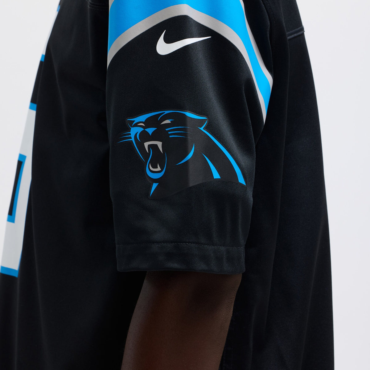 Carolina Panthers Bryce Young Black Team Game Jersey