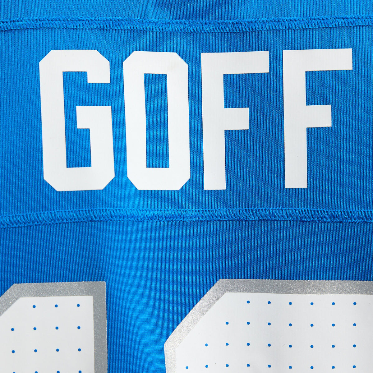 Detroit Lions Jared Goff Blue Game Jersey