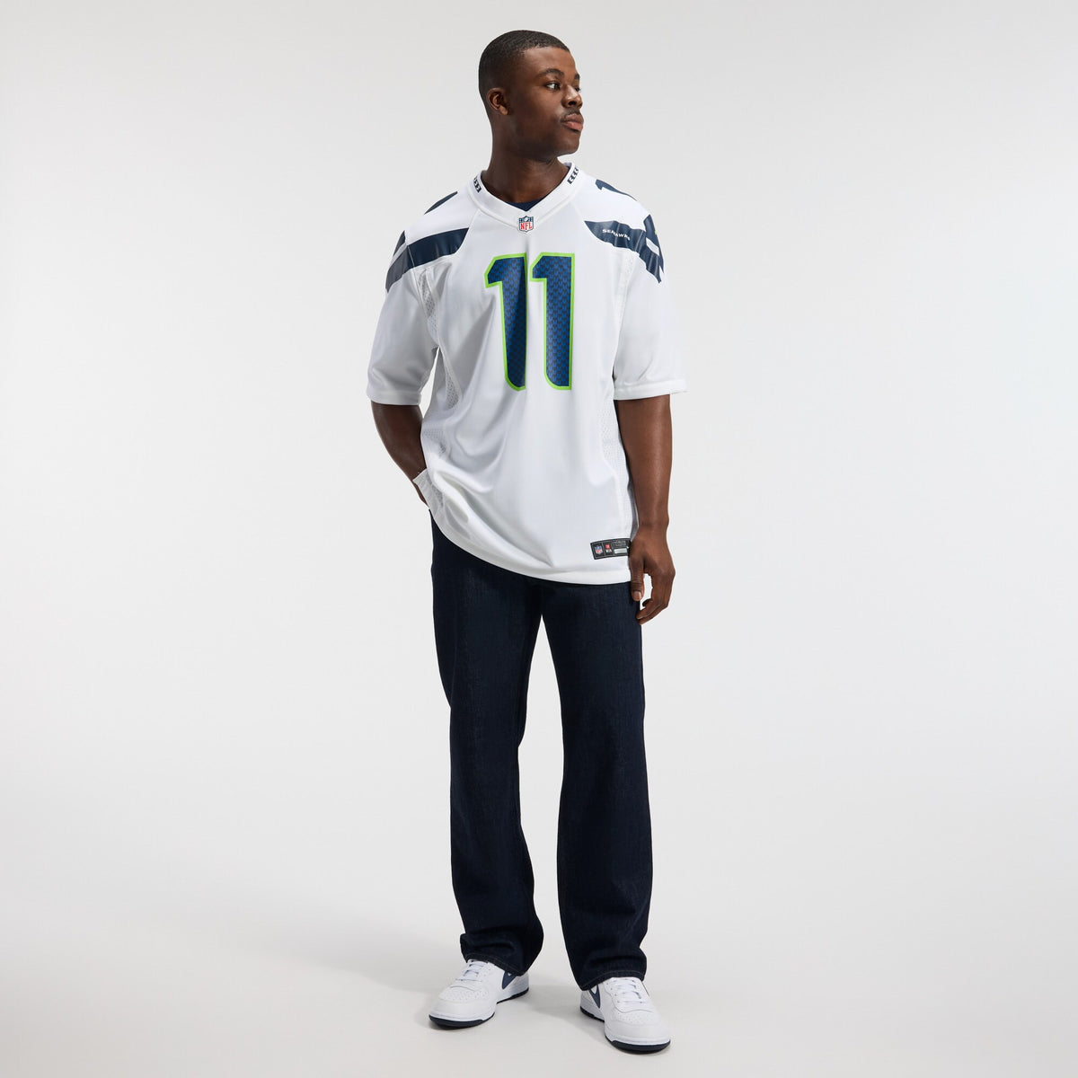 Seattle Seahawks Jaxon Smith-Njigba White Game Jersey
