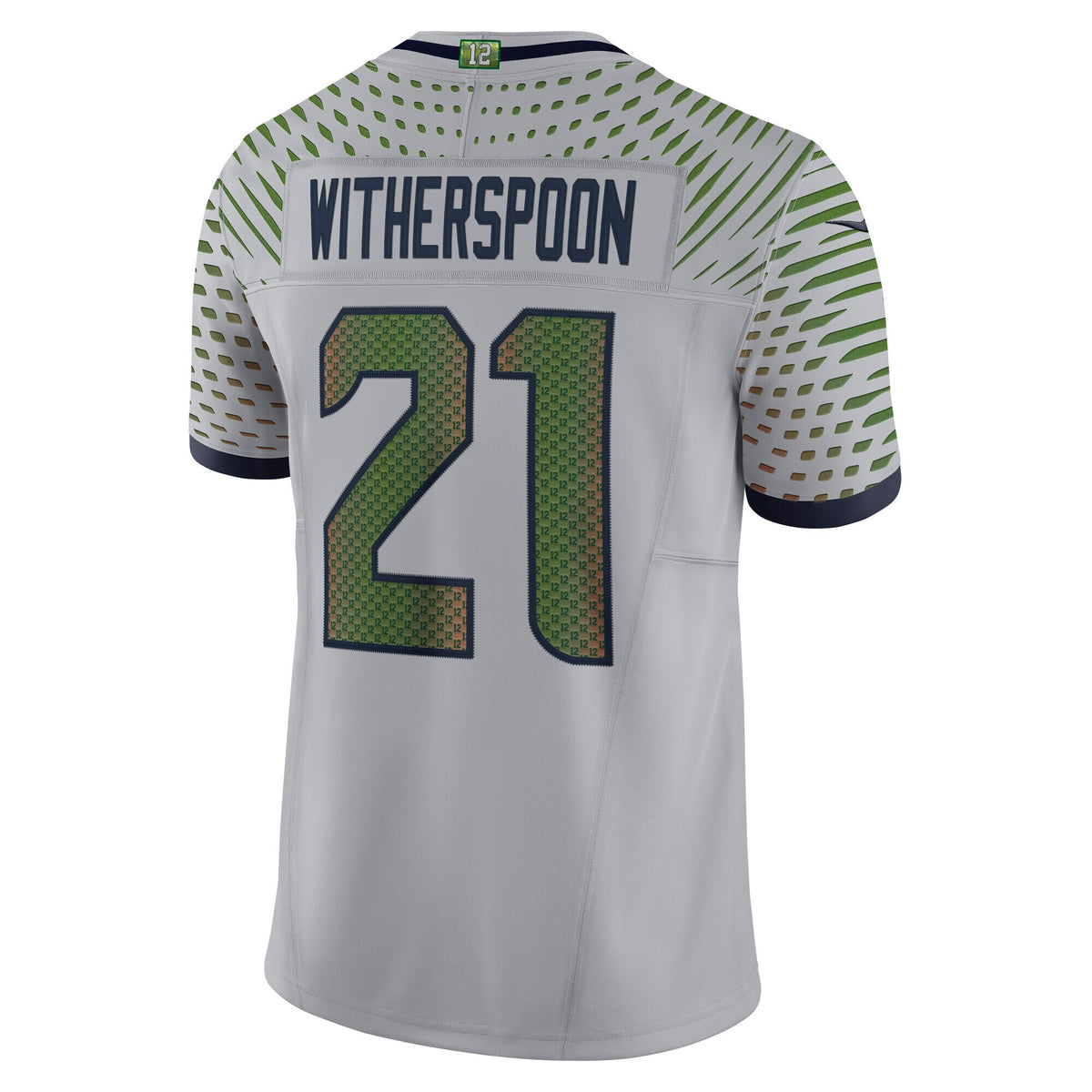 Seattle Seahawks Devon Witherspoon Wolf Gray 2025 Rivalries Collection Stitched Limited Jersey