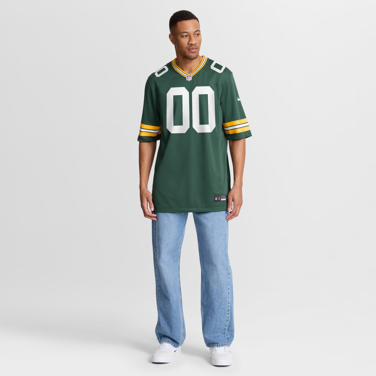 Green Bay Packers Green Custom Game Jersey