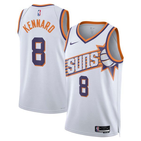 Phoenix Suns Association Edition Swingman Jersey - White - Luke Kennard -
