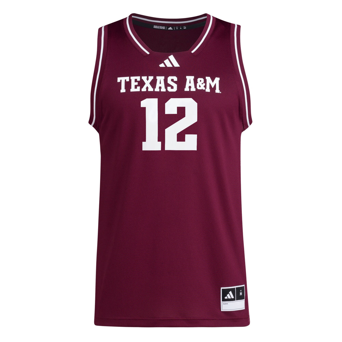 #12 Maroon Texas A&M Aggies Replica Swingman Jersey