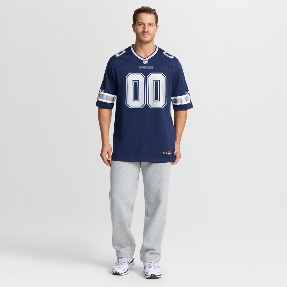 Dallas Cowboys Navy Custom Game Jersey