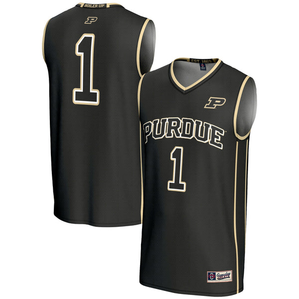 Male GameDay Greats #1 Black Purdue Boilermakers Lightweight Basketball Jersey