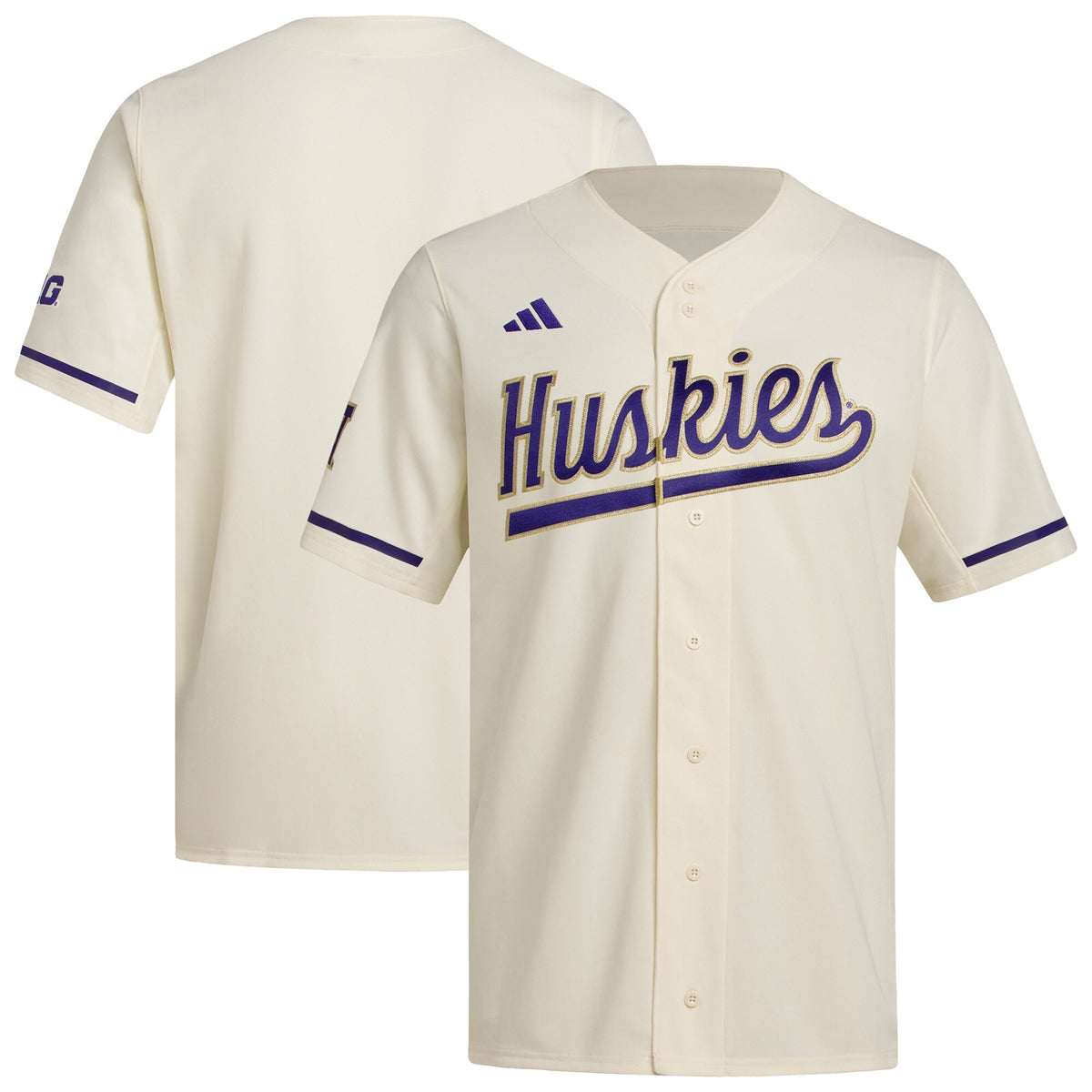 Cream Washington Huskies Replica Baseball Jersey