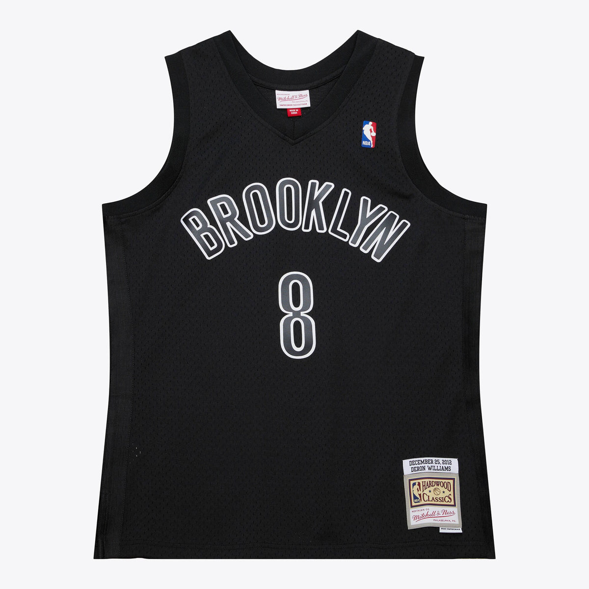 Brooklyn Nets Mitchell & Ness Deron Williams 2012 Day Authentic Jersey - Black