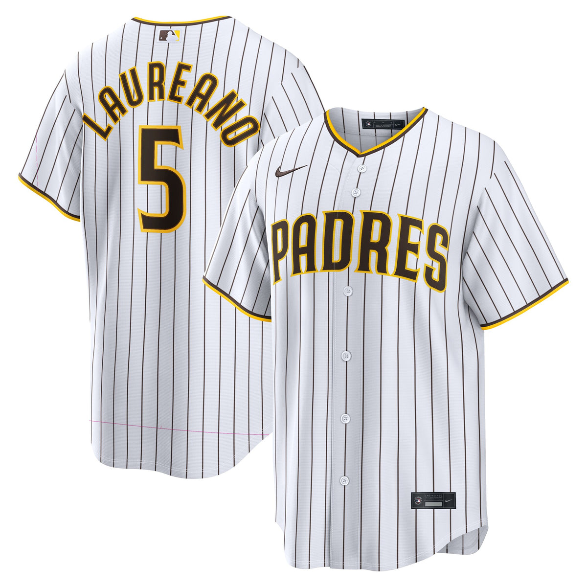 San Diego Padres Ramón Laureano White Home Replica Jersey