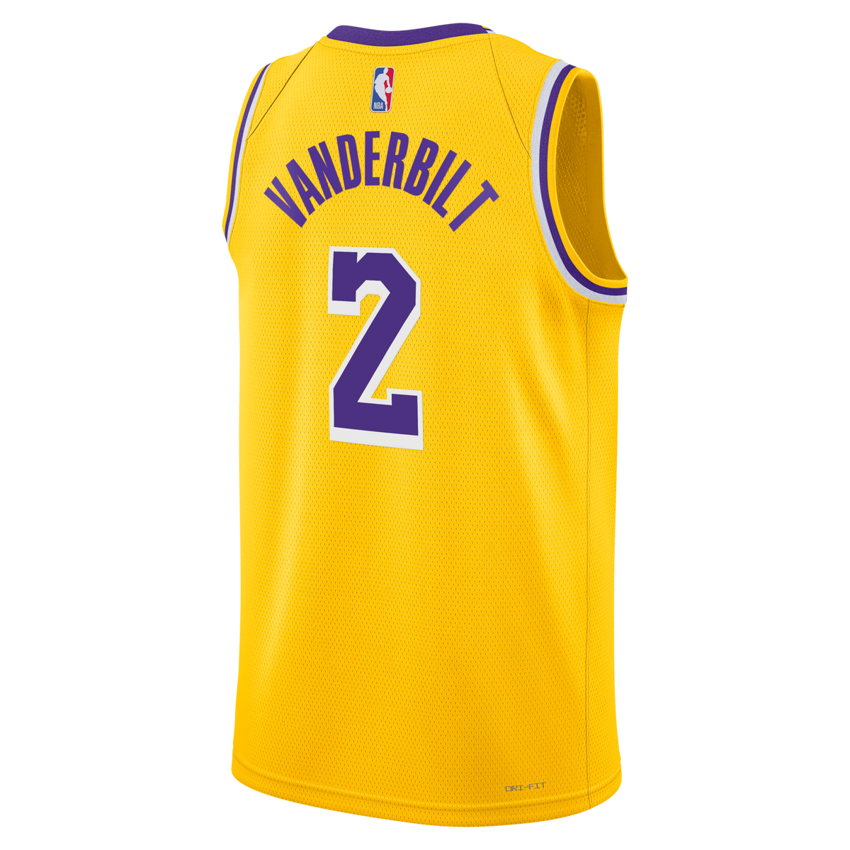 Los Angeles Lakers Icon Edition Swingman Jersey - Gold - Jarred Vanderbilt