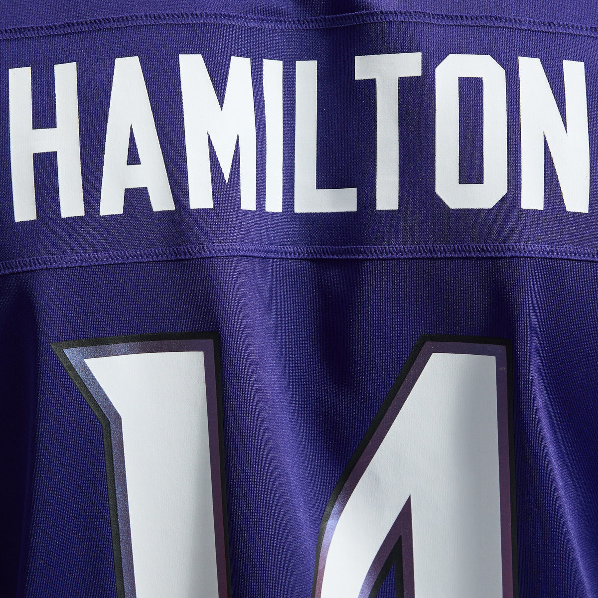 Baltimore Ravens Kyle Hamilton Purple Team Game Jersey