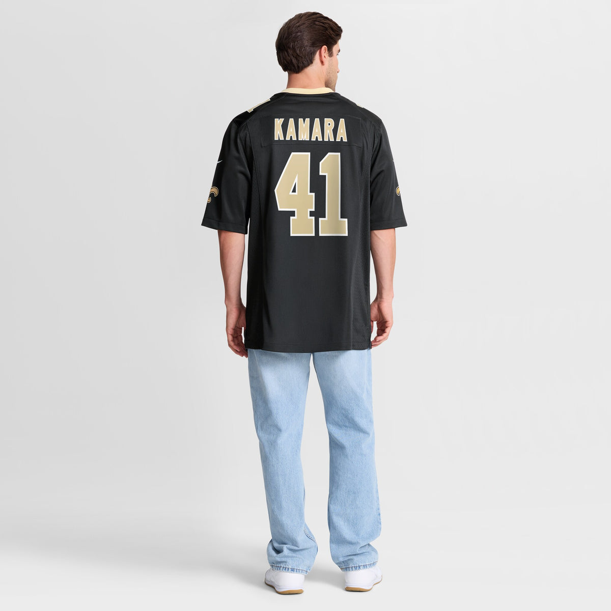 New Orleans Saints Alvin Kamara Black Game Jersey