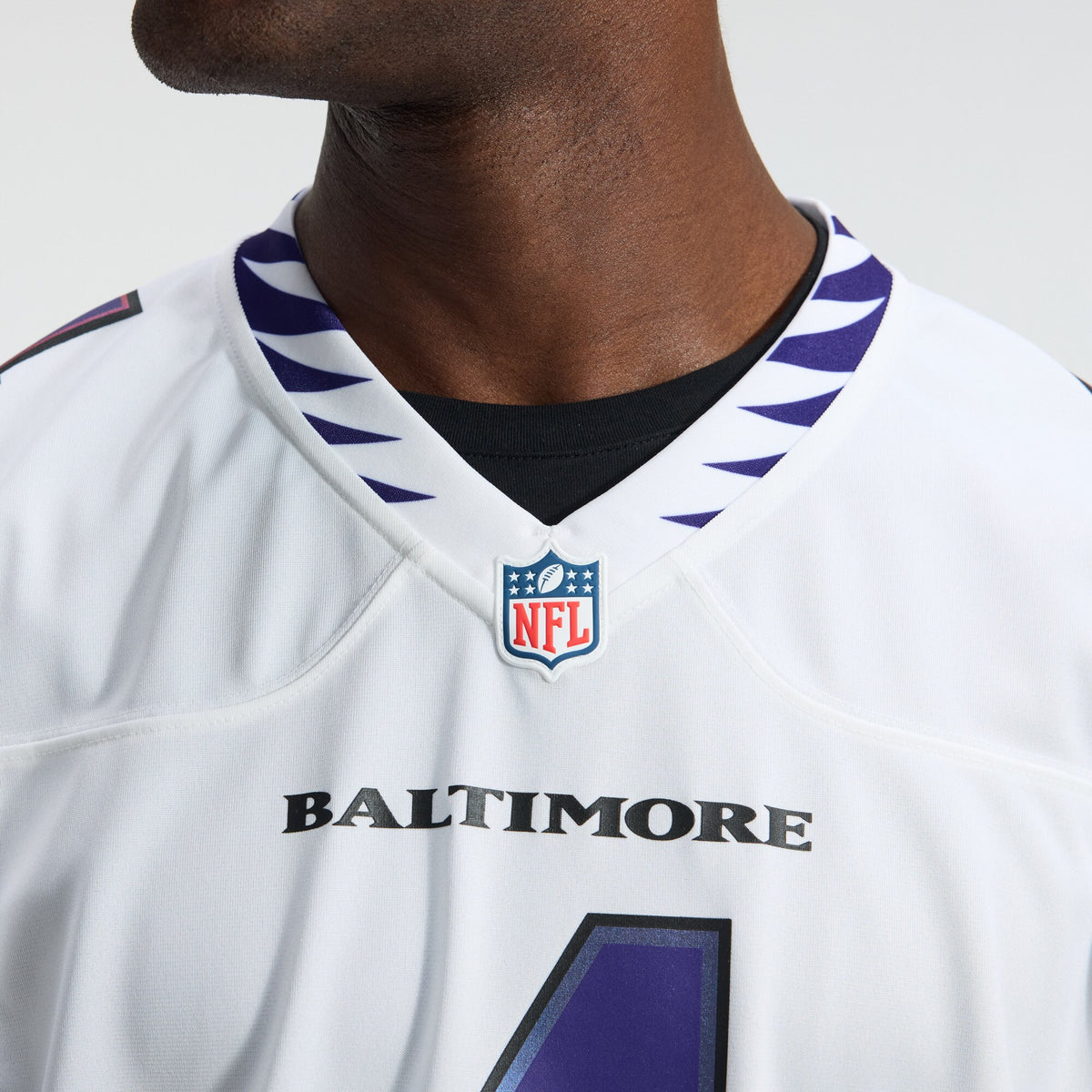 Baltimore Ravens Zay Flowers White Game Jersey