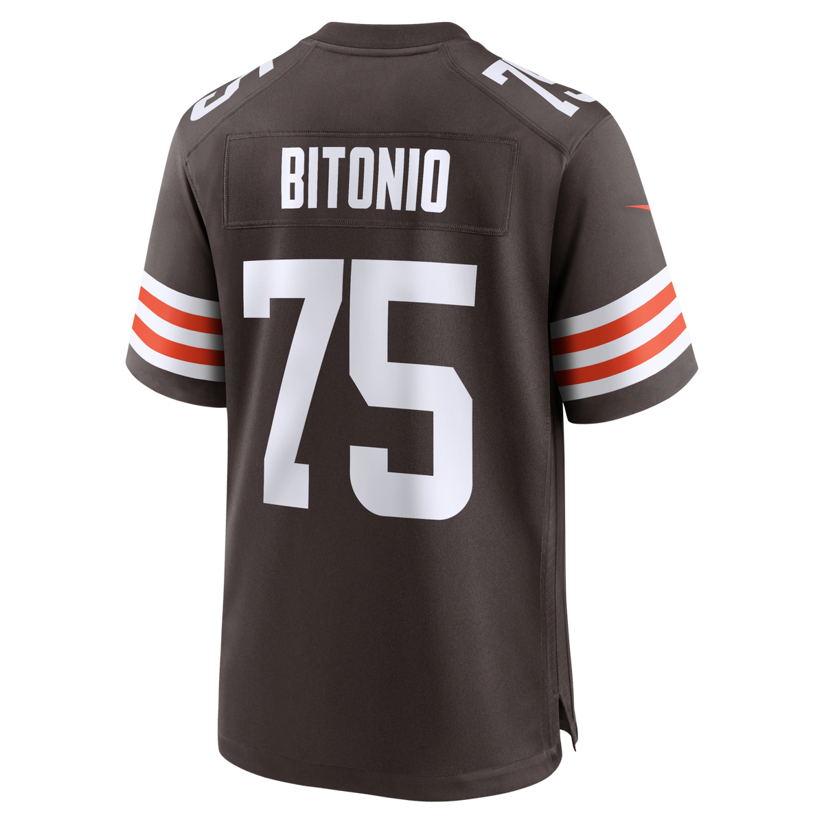 Cleveland Browns Joel Bitonio Brown Game Jersey