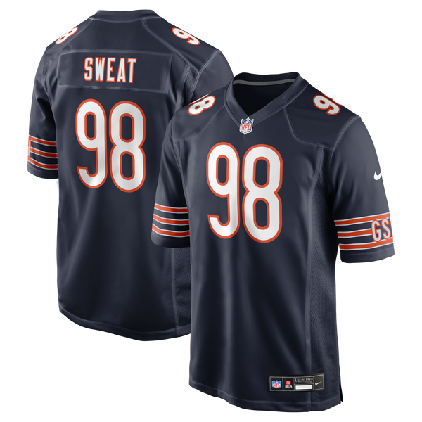 Chicago Bears Montez Sweat Navy Game Jersey