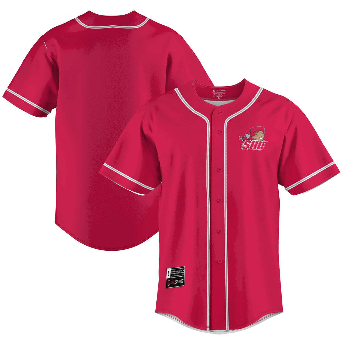 Sacred Heart Pioneers GameDay Greats Lightweight Baseball Jersey - Red
