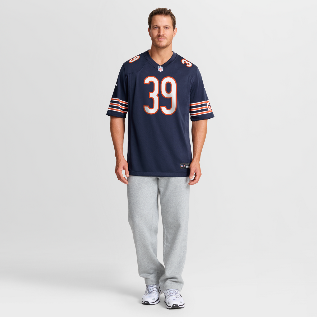 Chicago Bears Josh Blackwell Navy Game Player Jersey