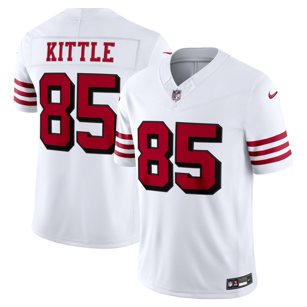 San Francisco 49ers George Kittle White Alternate Vapor F.U.S.E. Stitched Limited Jersey