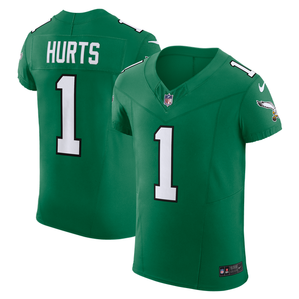 Philadelphia Eagles Jalen Hurts Kelly Green Alternate Vapor F.U.S.E. Elite Jersey