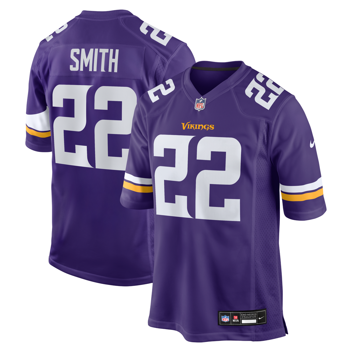 Minnesota Vikings Harrison Smith Purple Game Jersey