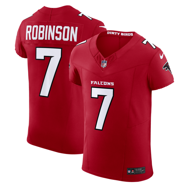 Atlanta Falcons Bijan Robinson Red Team Vapor F.U.S.E. Elite Jersey