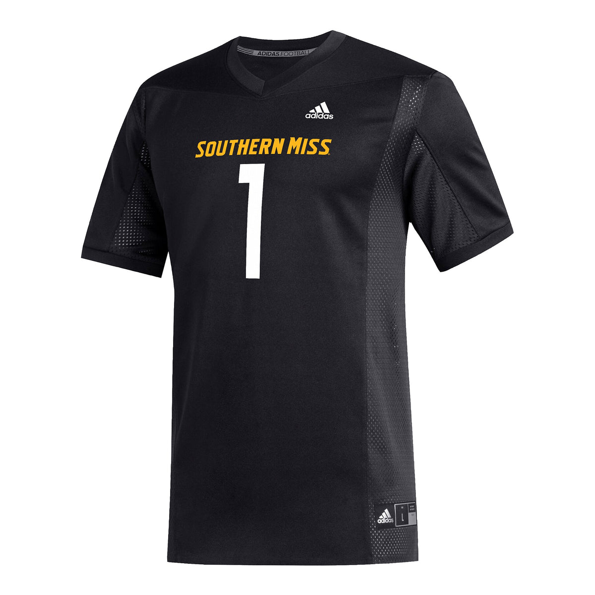 #1 Southern Miss Golden Eagles Replica Football Jersey - Black