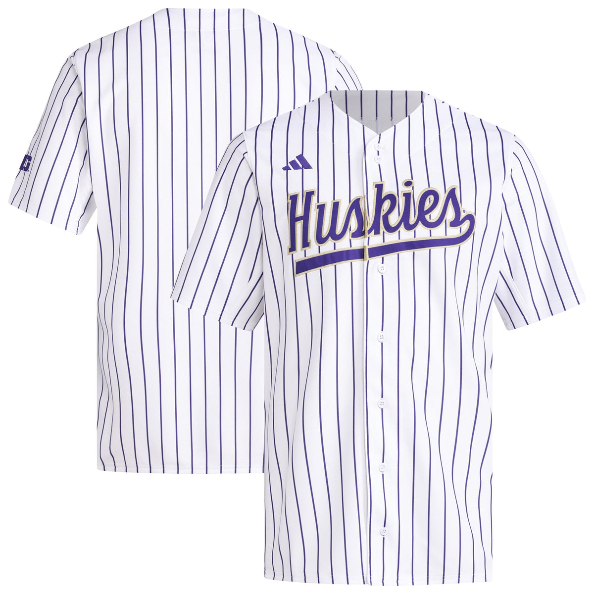 White Washington Huskies Replica Baseball Jersey