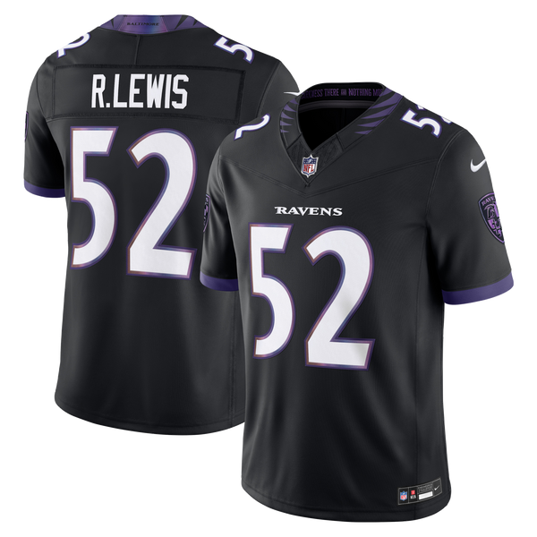 Baltimore Ravens Ray Lewis Black Alternate Vapor F.U.S.E. Stitched Retired Player Limited Jersey