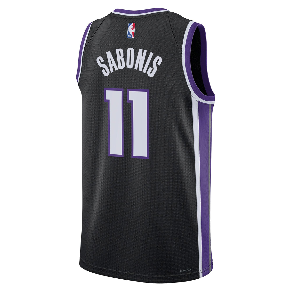 Sacramento Kings Icon Edition Swingman Jersey - Black - Domantas Sabonis