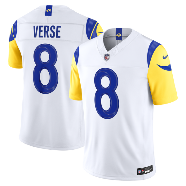 Los Angeles Rams Jared Verse White Vapor F.U.S.E. Stitched Limited Jersey