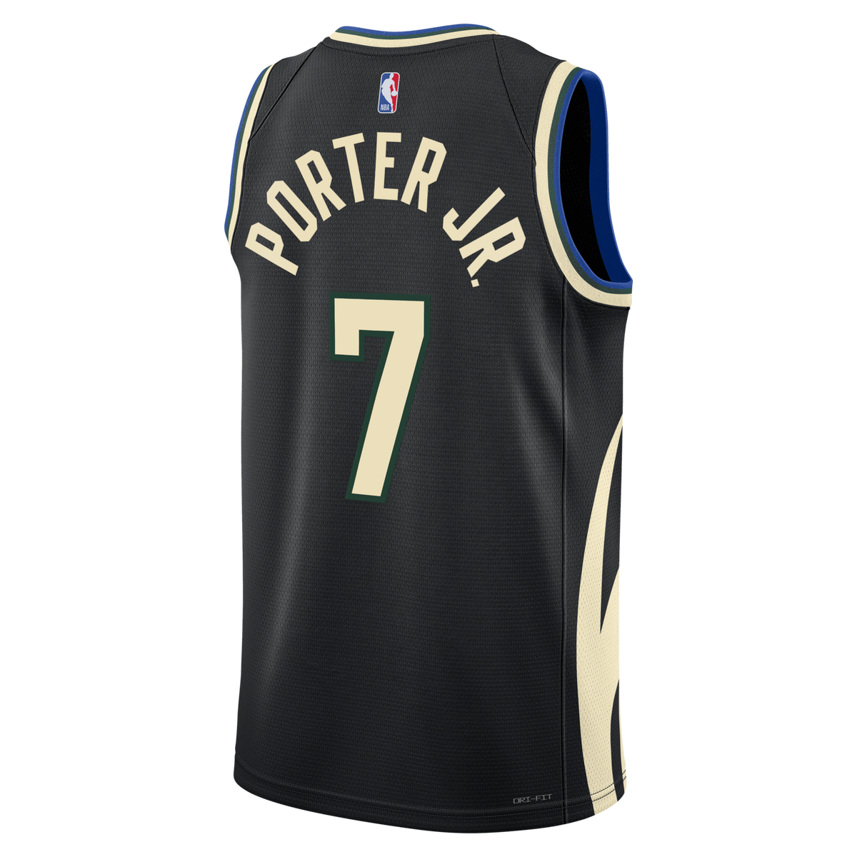 Milwaukee Bucks Jordan Brand Statement Edition Swingman Jersey - Hunter Green - Kevin Porter Jr.