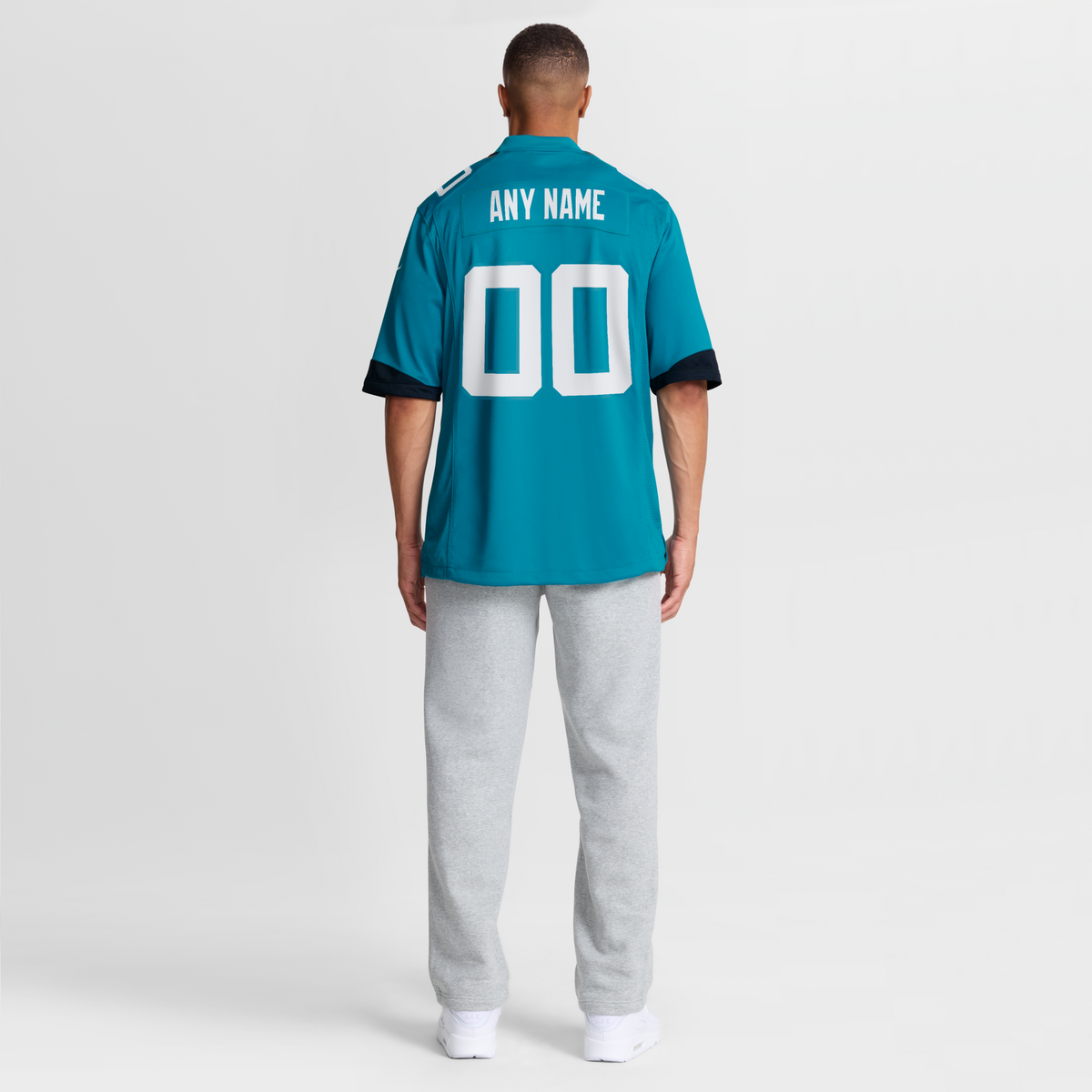 Jacksonville Jaguars Teal Custom Game Jersey