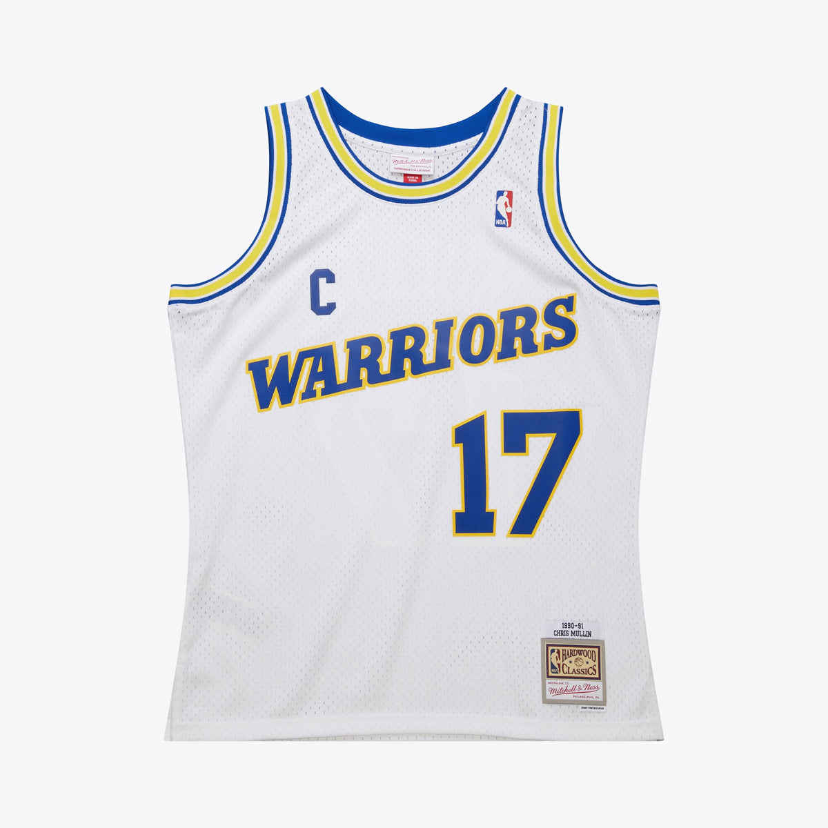 Golden State Warriors Mitchell & Ness Swingman Jersey 1990 Chris Mullin